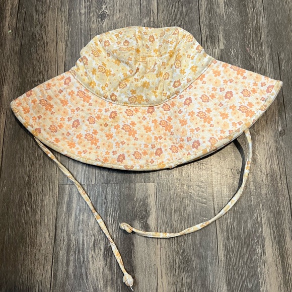 Lack of Color Holiday Bucket Hat Peach Bloom Oversized 100% Cotton Canvas UPF 50 - Picture 3 of 7